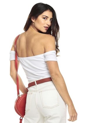 Camiseta Crop Top Blanca Ambiance