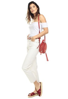 Camiseta Crop Top Blanca Ambiance