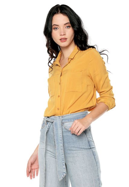 Camisa Mostaza Ambiance