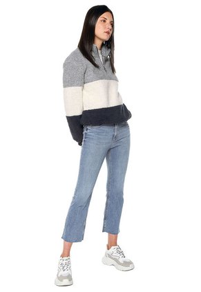 Chaqueta Gris-Beige-Azul Ambiance