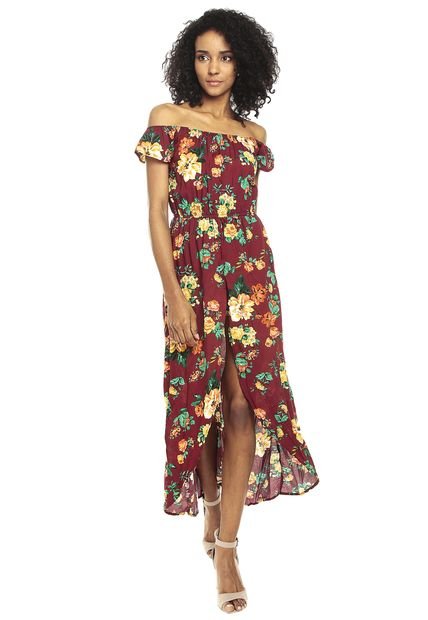 Vestido Vinotinto Ambiance