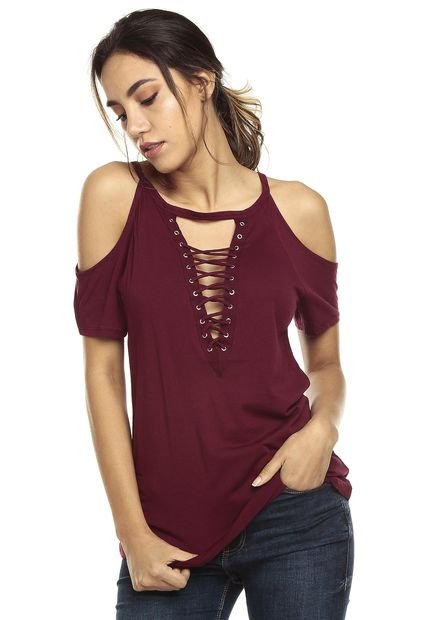 Blusa  Borgoña Ambiance