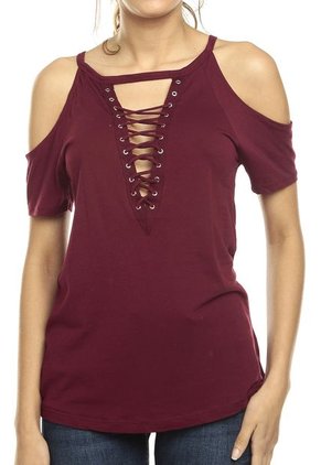 Blusa  Borgoña Ambiance