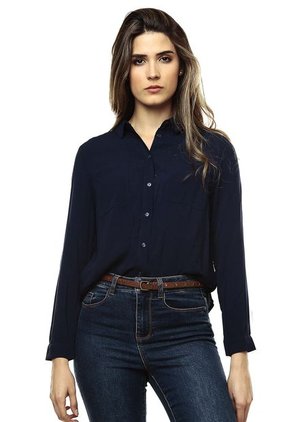 Camisa Azul Oscuro Ambiance