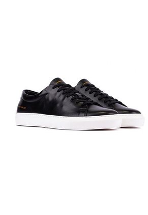 Tenis Casuales Lifestyle 100% Cuero Negro Ambitious CA-10184AM.4