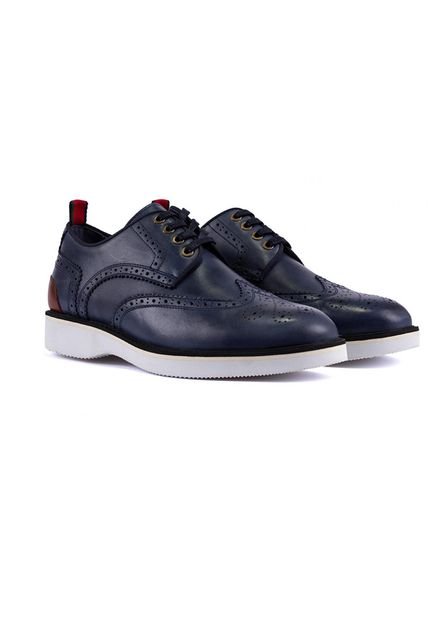 Zapatos Casuales 100% Cuero Azul AMBITIOUS CA-6445am.7 - Compra Ahora |  Dafiti Colombia