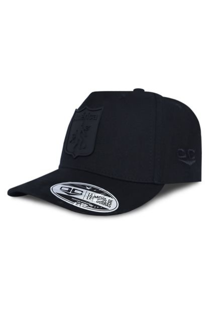 Gorra América De Cali Oficial OC Caps Negra Tono A Tono