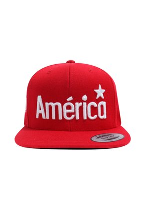 Gorra América De Cali Oficial Flexfit 6089M Plana Roja 79
