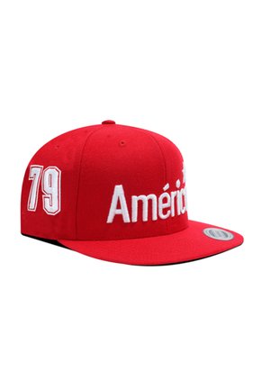 Gorra América De Cali Oficial Flexfit 6089M Plana Roja 79