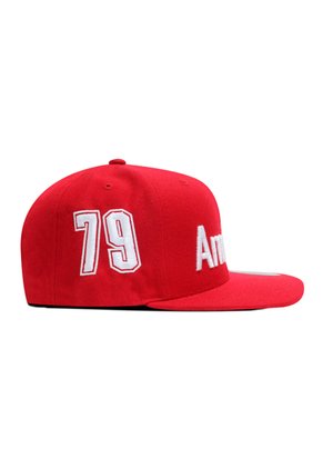 Gorra América De Cali Oficial Flexfit 6089M Plana Roja 79