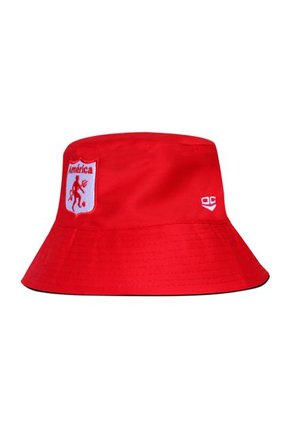 Gorro América De Cali Oficial OC Caps Bucket Hat Rojo