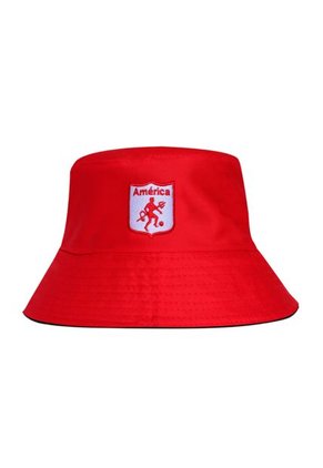 Gorro América De Cali Oficial OC Caps Bucket Hat Rojo