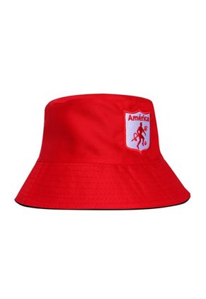 Gorro América De Cali Oficial OC Caps Bucket Hat Rojo