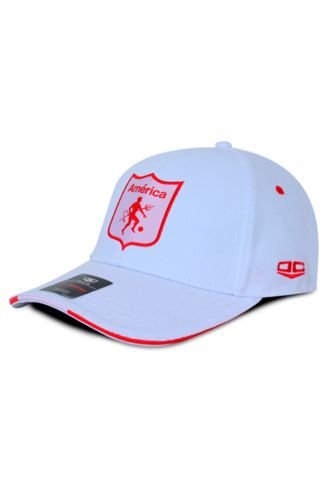 Gorra plana GRIS/ROJA OC CAPS – Tienda Oficial América de Cali