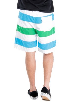 Pantaloneta AMERICA TODAY 157 Blanco-Verde-Azul