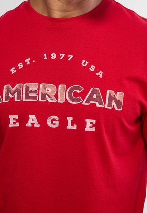 Camiseta AMERICAN EAGLE Rojo