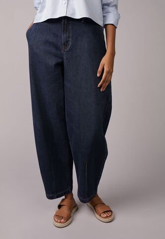 Jean AMERICAN EAGLE Barrel Fit Índigo Medio American Eagle