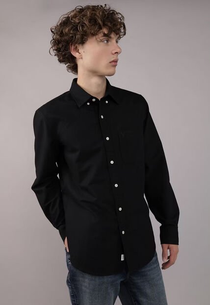 Camisa AMERICAN EAGLE Negro