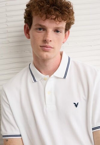 Polo AMERICAN EAGLE Blanco American Eagle