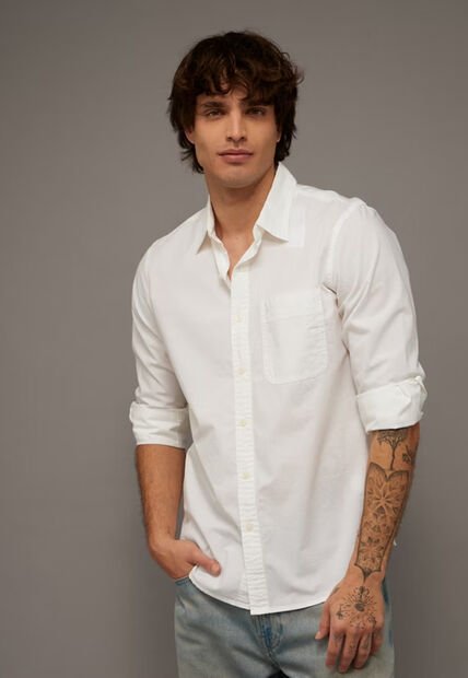 Camisa AMERICAN EAGLE Marfil