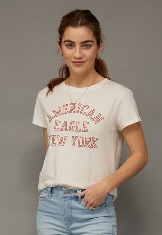 Camiseta AMERICAN EAGLE Blanco American Eagle