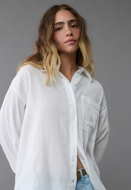 Camisa AMERICAN EAGLE Blanco