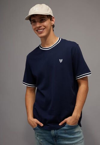 Camiseta AMERICAN EAGLE Azul American Eagle