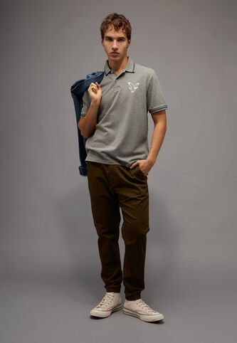 Polo AMERICAN EAGLE Gris American Eagle