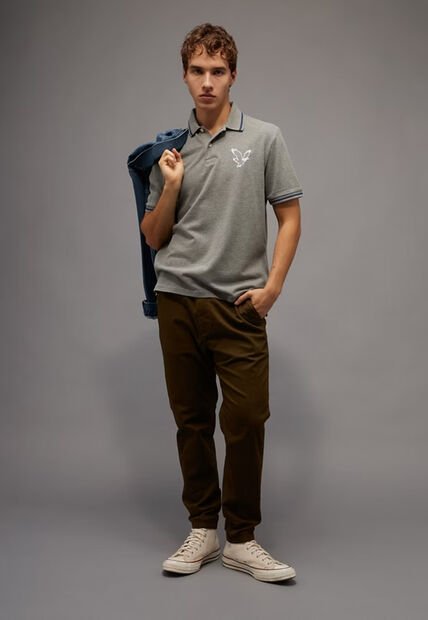 Polo AMERICAN EAGLE Gris