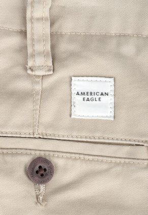 Pantalón AMERICAN EAGLE Slim Straight Fit  Caqui