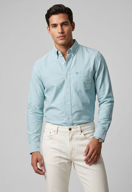 Camisa AMERICAN EAGLE Verde
