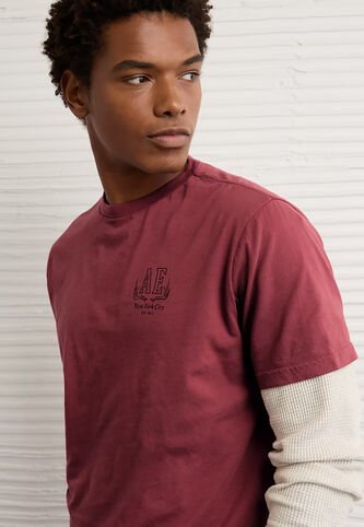 Camiseta AMERICAN EAGLE  Rojo American Eagle
