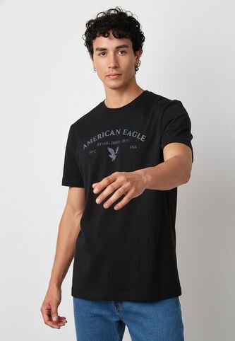 Camiseta AMERICAN EAGLE Negro American Eagle