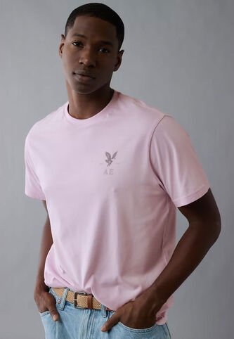Camiseta AMERICAN EAGLE Lila American Eagle