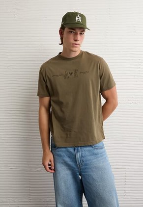 Camiseta AMERICAN EAGLE Verde Oliva