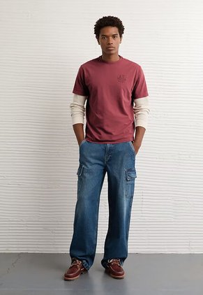 Camiseta AMERICAN EAGLE Rojo