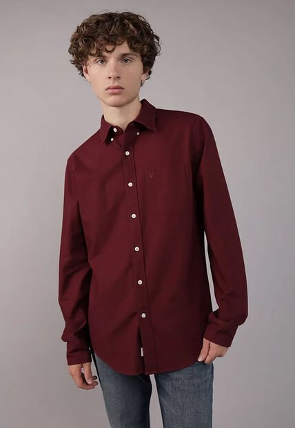 Camisa AMERICAN EAGLE  Vinotinto