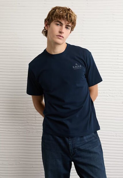 Camiseta AMERICAN EAGLE  Azul