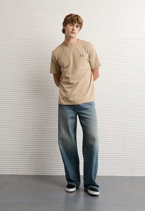 Camiseta AMERICAN EAGLE Café