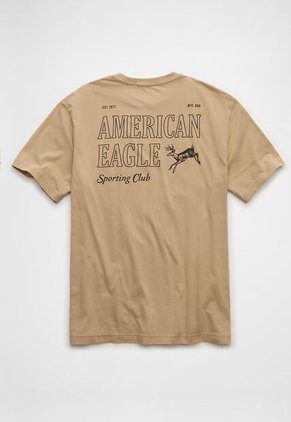 Camiseta AMERICAN EAGLE Café