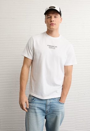 Camiseta AMERICAN EAGLE Blanco
