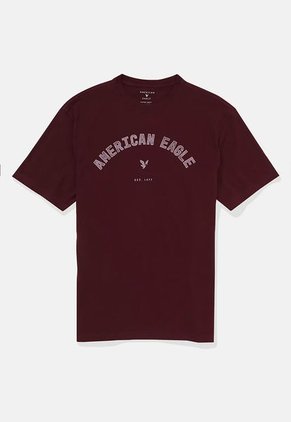 Camiseta AMERICAN EAGLE Vinotinto