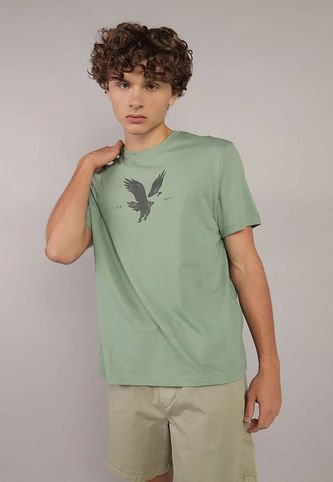 Camiseta AMERICAN EAGLE Verde American Eagle