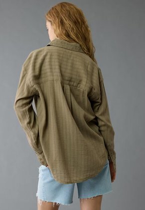 Camisa AMERICAN EAGLE Verde Oliva