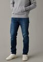 Jean AMERICAN EAGLE Slim Straight Fit Índigo Medio de American Eagle