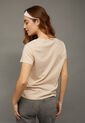 Camiseta AMERICAN EAGLE Beige de American Eagle