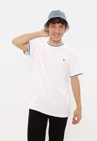 Camiseta AMERICAN EAGLE Marfil American Eagle