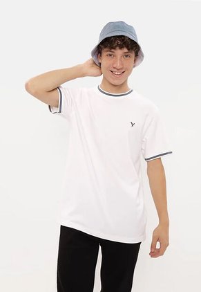 Camiseta AMERICAN EAGLE Marfil