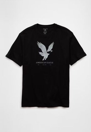Camiseta AMERICAN EAGLE Negro