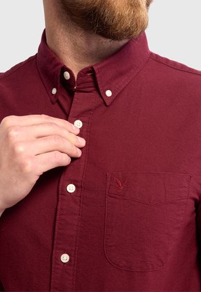 Camisa AMERICAN EAGLE Vinotinto